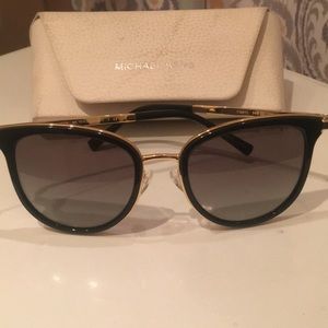 Black and Gold M Adrianna Sunglasses